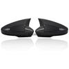 2PC Bat style Add-on Side Mirror Covers For Skoda Octavia 3 Mk3 III A7 5E for VW T-roc Troc T-cross 2014- sticker horn shape