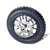 Pocket Bike Mini Moto Gasroller Vordere Hintere Felge Lager Bremsscheibe Rotor Ritzel Für Reifen 12,5 x 2,75 Schlauch 12 1/2*2,75