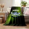 Canberra United blanket Flannel Blanket Soft Cozy Plush Throw for Sofa Bed Lightweight Home Decoration
