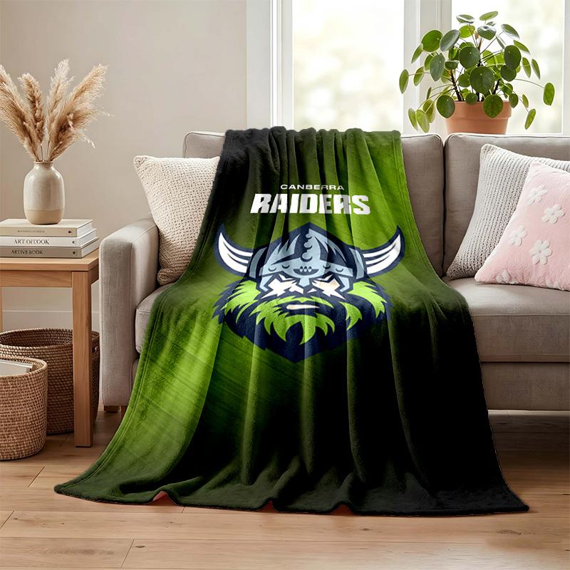 Canberra United blanket Flannel Blanket Soft Cozy Plush Throw for Sofa Bed Lightweight Home Decoration