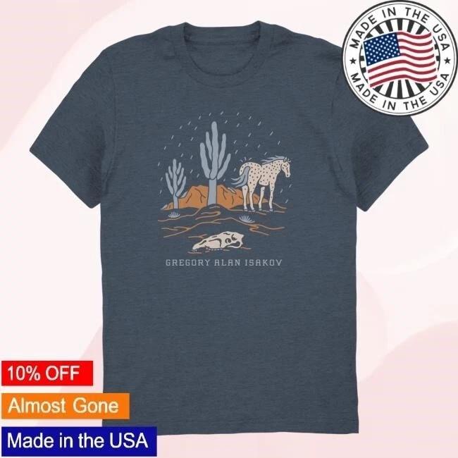 Gregory Alan Isakov Merch Desert Rain Shirt S