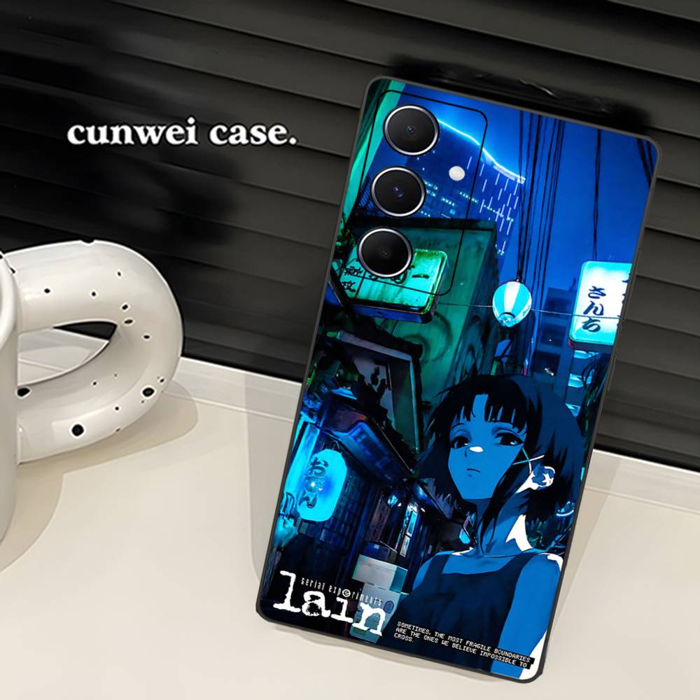 Serial Experiments Lain Cartoon Phone Case For Samsung S 24 Fe 25 Ultra Plus 20 Lite 21 30 22 23 24 22 Ultra 5G Fundas