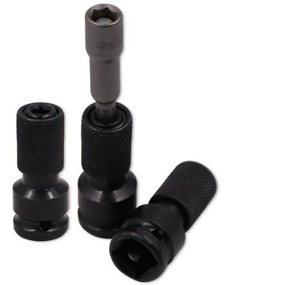 Wrench Adapter 1/2 Inch Square To 1/4 Inch Hex Electric Wrench Conversion Head Expansion Bit Hex Ratchet Socket Converter