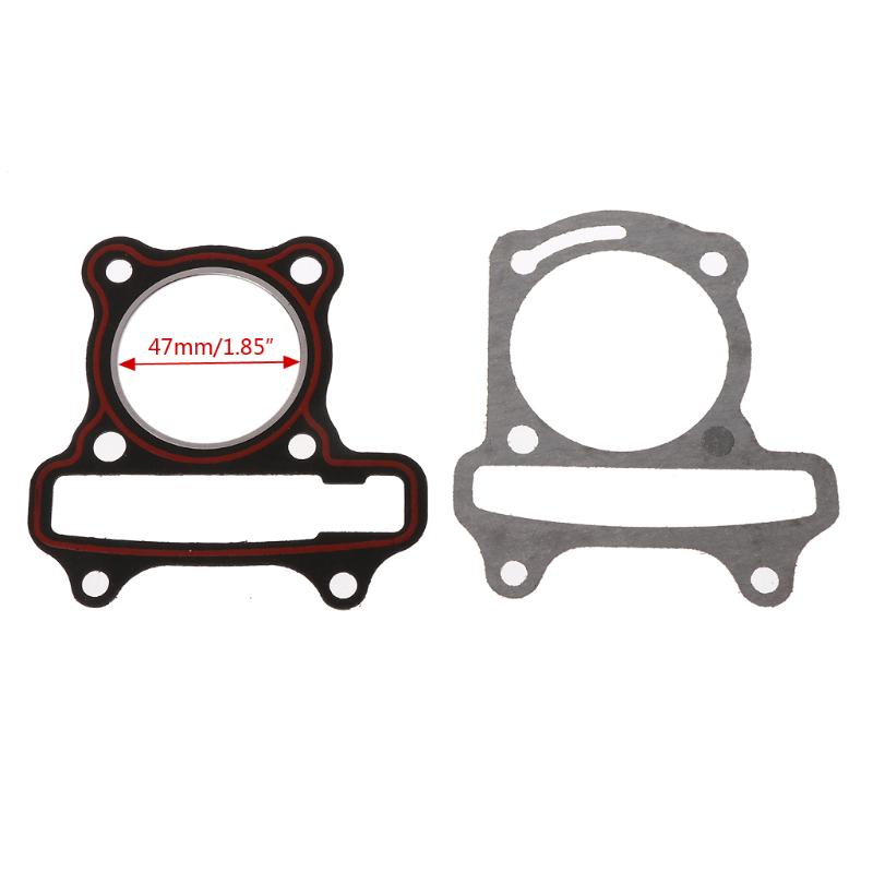 2 Teile/satz Motorrad Roller GY6 Zylinder Dichtung Set Kissen Pad GY6 50cc 60cc 80cc 125cc 150cc Motor Moped
