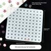 100-Cavity Mini Cat Paw Square Round Silicone Mold Wax Seal Stamp Scrapbooking Tools Earrings Pendant Jewelry Art Craft Mold
