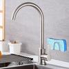 Kitchen Accessories Punch Free Sponges Holder Storage Hook Shelf Bathroom Stainless Steel Storage Holder Bathroom Accessories