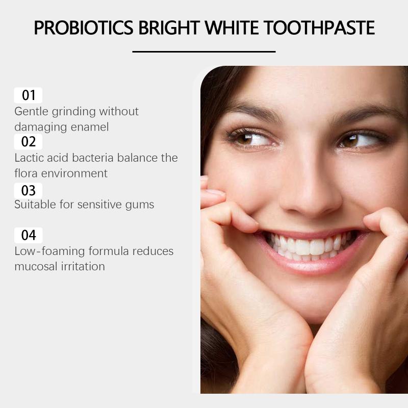 Sp-9 Probiotic Toothpaste Whitening Tooth Gentle Cleansing Dental Plaque Stains Remove Oral Bad Breath Tooth Brighten Product