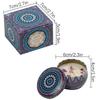 Scented Candles Blue Wind Chimes Aromatherapy Candles for Home Long Burn Scented Candles with Lid Sustainable Use of Tin Boxes