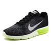 Nike Air Max Sequent Comfortable Mesh Low-Top Air Cushion Casual Running Shoes Unisex Sneaker Black Green 852461-011