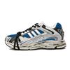 Originals Antwort Stoff Polsterung Rutschfest Niedrig geschnitten Freizeit Laufschuhe Unisex Schwarz Silber Blau IG6226(Team15-)
