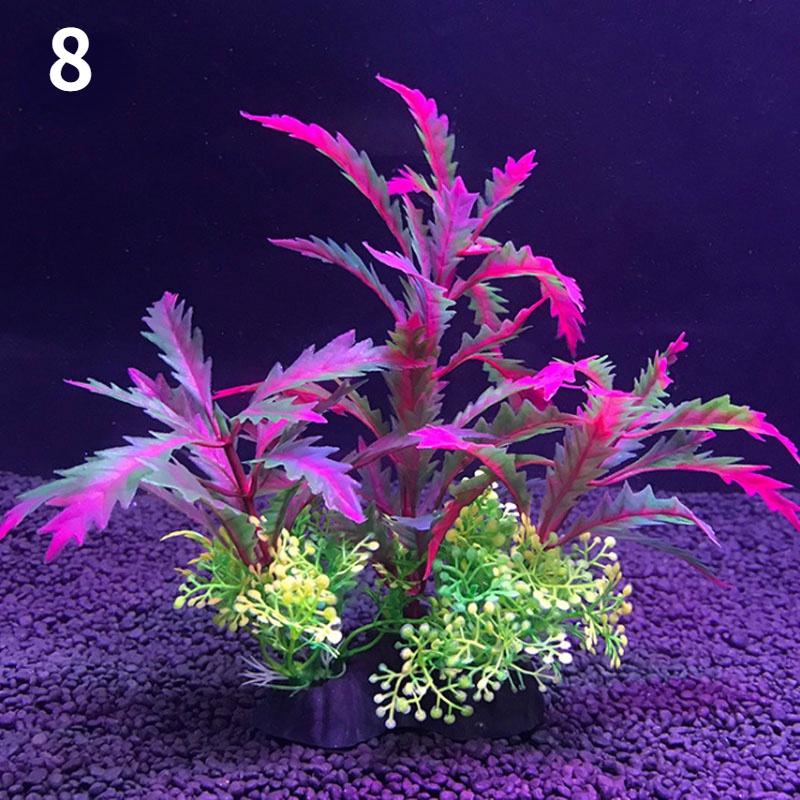 

11 видів Fish Tank Water Grass Landscaping Small Decoration Full Set of Plastic Fake Flowers Fake Water Grass Aquarium Scenery