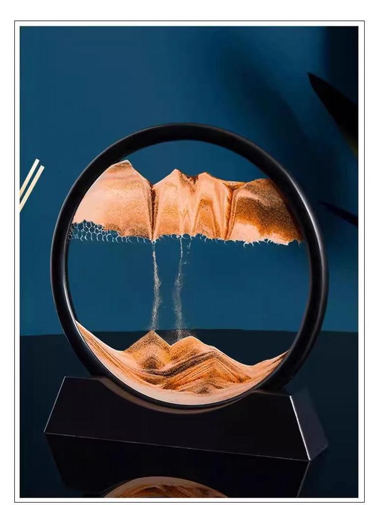 3D Quicksand Hourglass Art Decor for Living Room or Office - Creative Landscape Design
