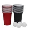 450ml Rotes Einweg-Plastik-Partybecher-Set - Bierpong Rote Becher