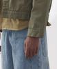 Eastserviceshop Welt Pocket Washed Cotton Trucker Jacket - Olive Khaki