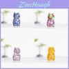 Resin Crystal Cat Figurine With Handmade Resin Art For Home Decor And Gift Giving