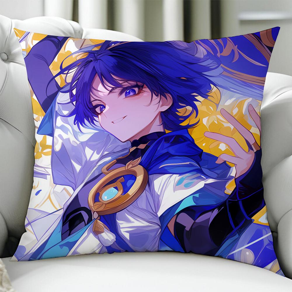 Scaramouche Game Cushion Cover Birthday Anniversary Gifts Double Sided Printed Zipper Cushion Cover Soft Skin Bedding