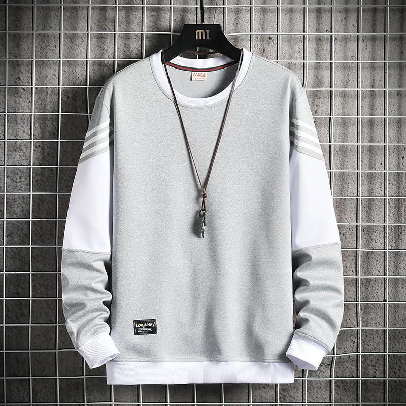 Long -Sleeved Sweater Men 'S Loose 