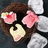 Silikonform Baby Rock Kuchendekorationswerkzeuge Confeitaria-Form Fondant-Kuchenform Schokoladenformen