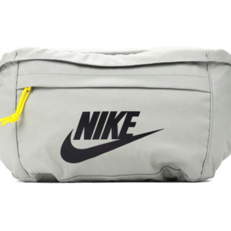 Nike Polyester Shoulder Bag, Crossbody Bag, Fanny Pack Men's White Gray Green Casual BA5751-334