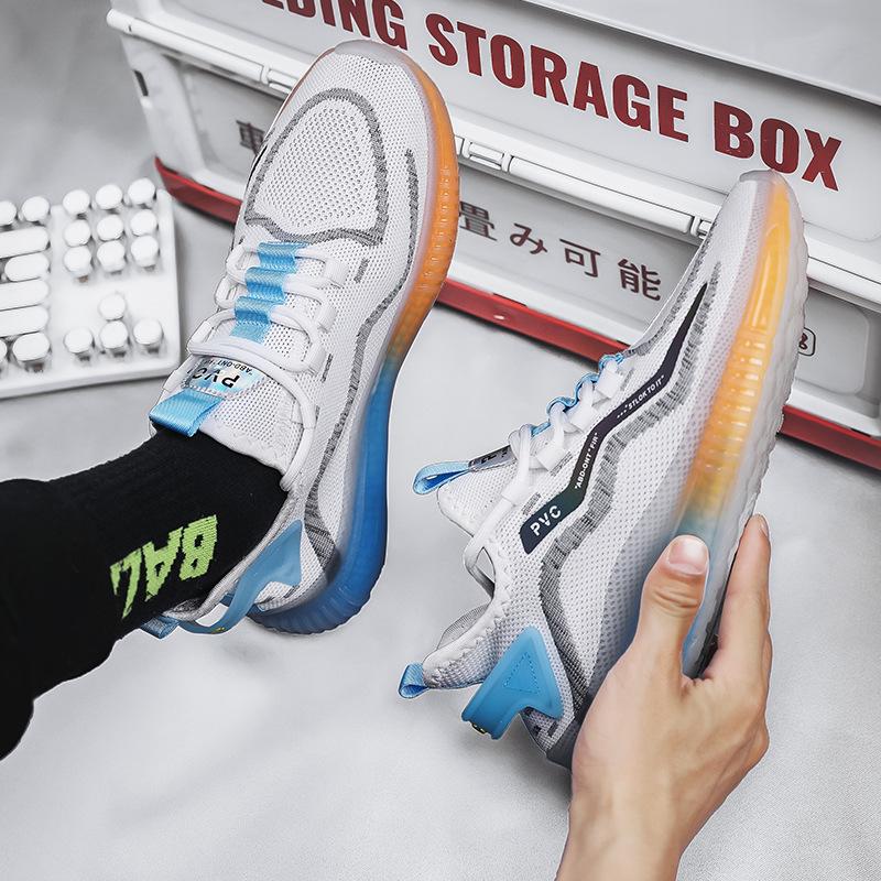 Leuchtende Kokosnuss Shuen Herrenschuhe 2025 neu Sommer atmungsaktives Mesh lässige Sport Popcorn Dad Schuhe ins