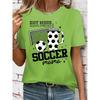 Graphic Print T-shirt, Short Sleeve Crew Neck Casual Top for Summer & Spring, Women's Clothing