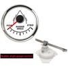 52mm Rudder Angle Indicator with Rudder Angle Sensor Red Backlight 0-190 Ohm for Marine Yacht 12V/24V