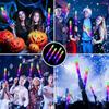 50pcs LED Glow Sticks Bulk Colorful RGB Glow Foam Stick for Christmas Birthday Wedding Glow In The Dark Party Supplies