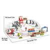 Non-Toxic Engineer Electric Adventure Rail Train Educational Toys Diy High-Speed Train Track Model Car Children Toys For Children Kids Gifts