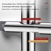 Round Pipe Shower Head Holder Rotatable Adjustable Bathroom Slide Bar Shelf Replacement Riser Rail Bracket