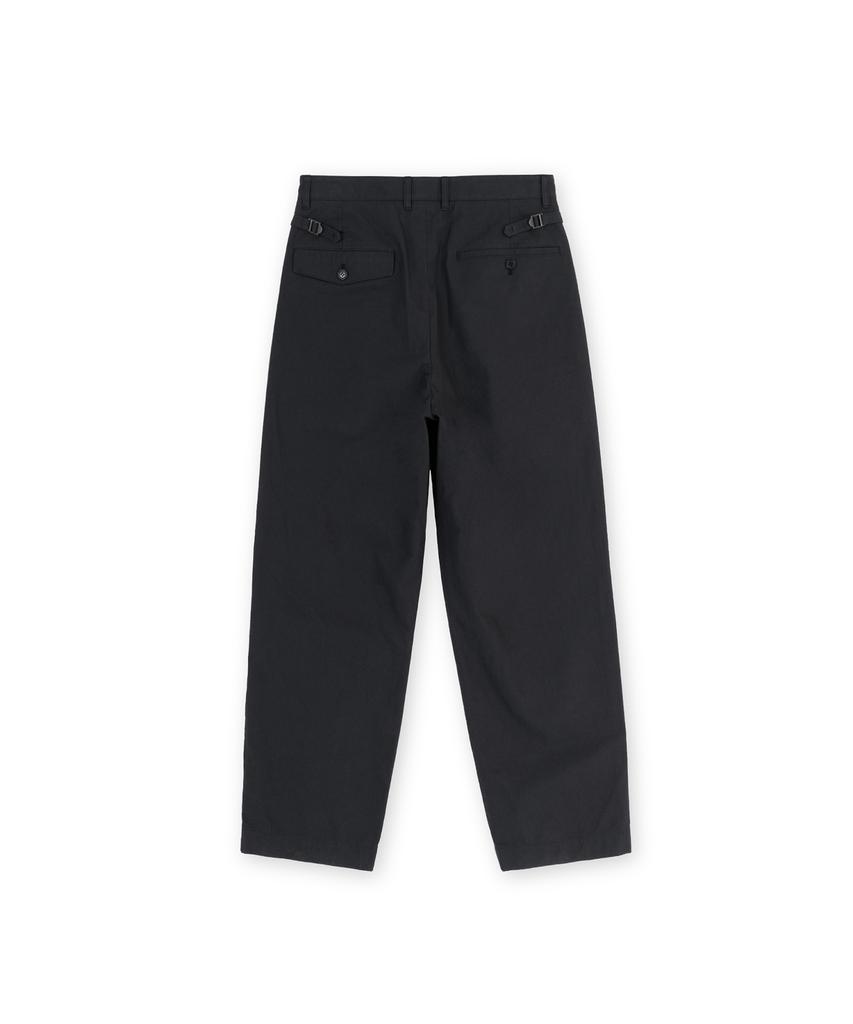 Beulaunyadeu W Loose Tapered Cotton Pants, Black