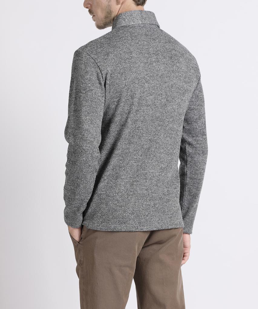 PANICALE Grey Comfort Collar Neck T-Shirt