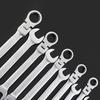 Flexible Head Ratchet Wrench Metric Combination Spanner Open End And Ring Wrenches Tool