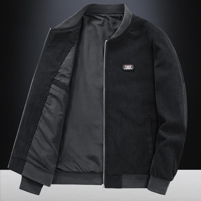 Jacket Men's Men's Jacket Spring and Autumn Trend Handsome Loose Tooling Cotton Men's Clothing