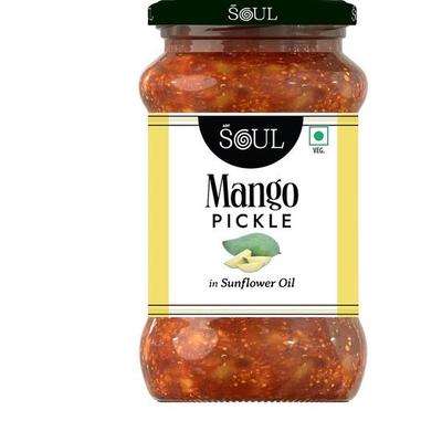 Soul Mango Pickle 380g - Tangy Tropical Bliss In Sunflower Oil