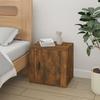 816698 vidaXL Bedside Table Smoked Oak 50x39x47 Cm