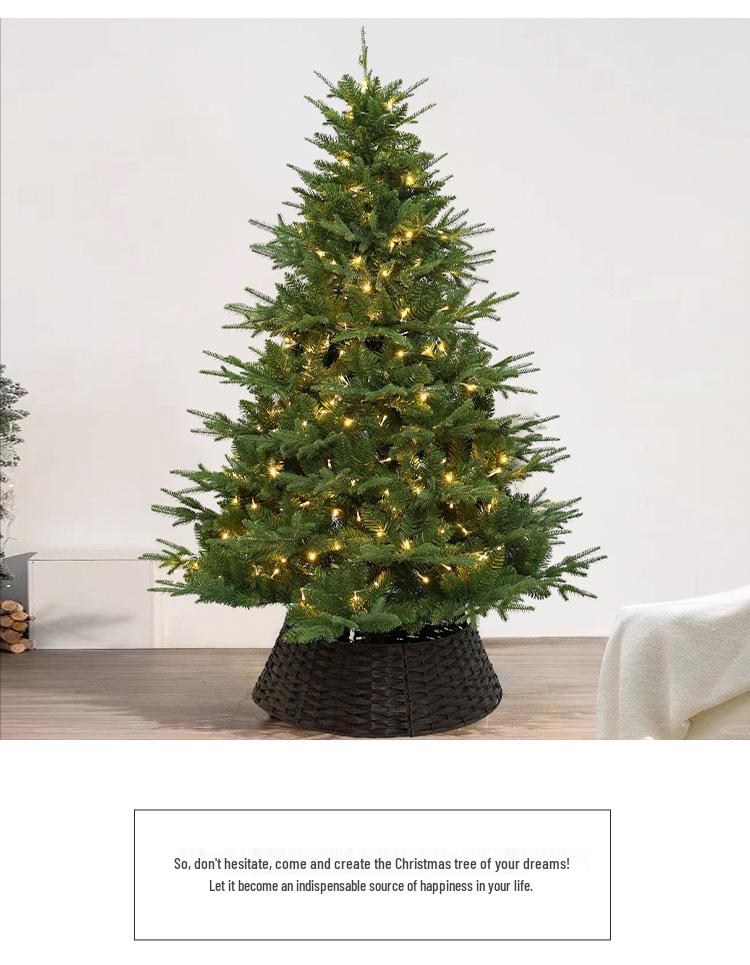 PE+PVC Green Christmas Tree for Window Display or Decoration