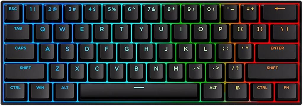MCHOSE ACE60 Pro Magnetic Switch eSports Gaming Keyboard, 60% Rapid Trigger, Hall Effect Switches, 8K Hz Polling, WindowsMac Compatible, Adjustable