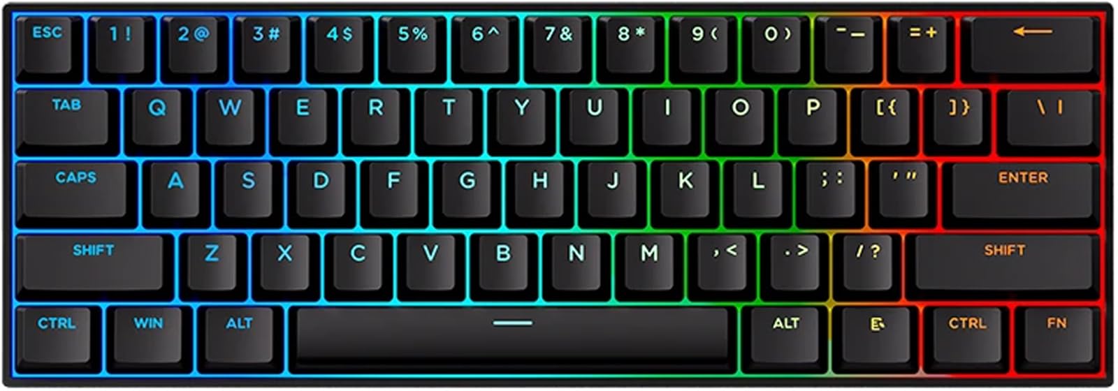 

MCHOSE ACE60 Pro Magnetic Switch eSports Gaming Keyboard, 60% Rapid Trigger, Hall Effect Switches, 8K Hz Polling, WindowsMac Compatible, Adjustable