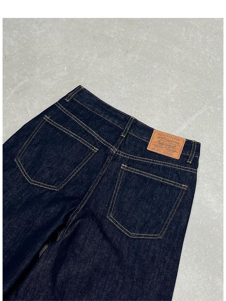 JVV Thirteen Lines Women's Retro Straight-Leg Denim Jeans, Autumn 2025 Edition