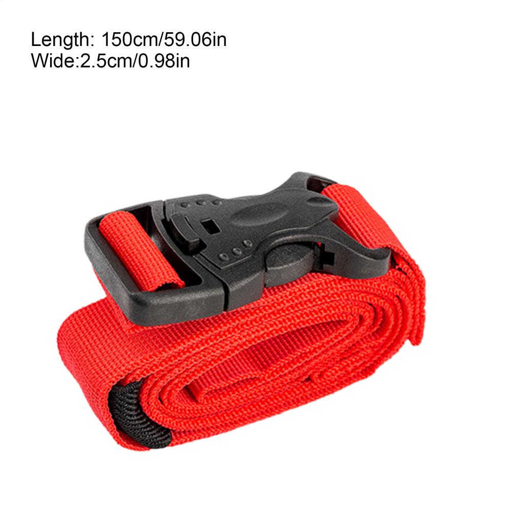 Luggage Straps For Suitcases Nylon Lashing Secure Strap Adjustable Cargo Safe Belt For Luggage Protection And Easy