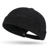 Retro Corduroy Brimless Cap Streetwear Landlord Hat Vintage Beanie Docker Caps  Men Women