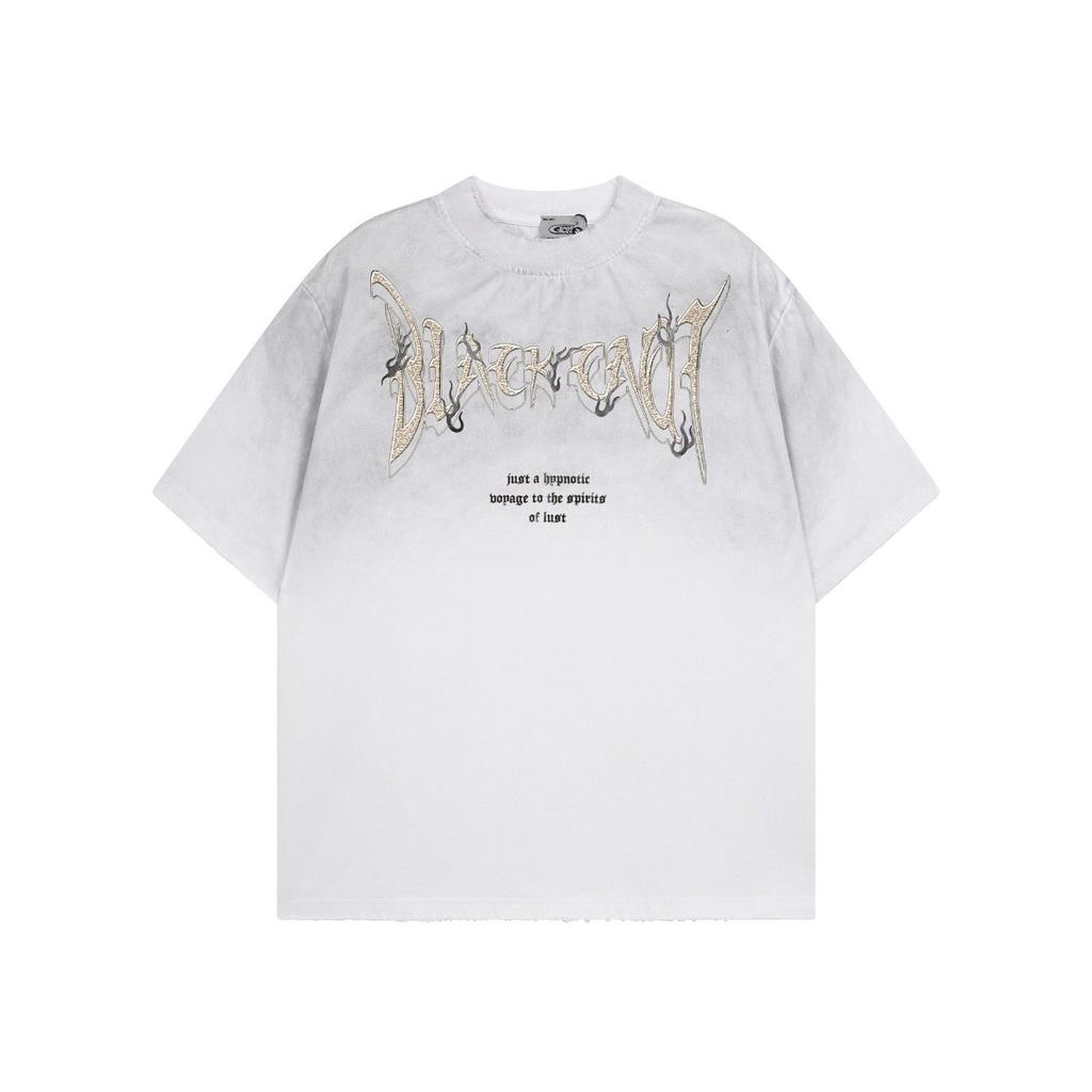 BeatStreet Loose Short Sleeve American Style High Street T-Shirt Women's Summer Dark Head Wind Hipho Cartoon Animation round Neck Polo