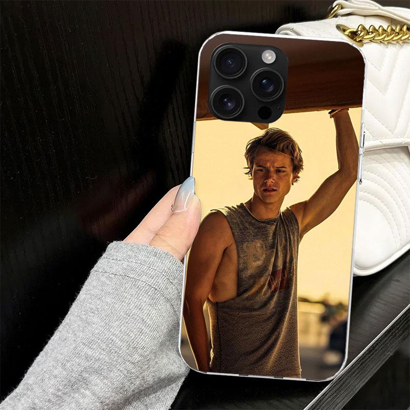 Outer Banks JJ M-Maybank Capa para iPhone 13 12 Mini 11 Pro Max Capa de Telefone Macia X XS XR 7 SE 8 Plus 6 6S 5 5S Silicone Tampa Preta