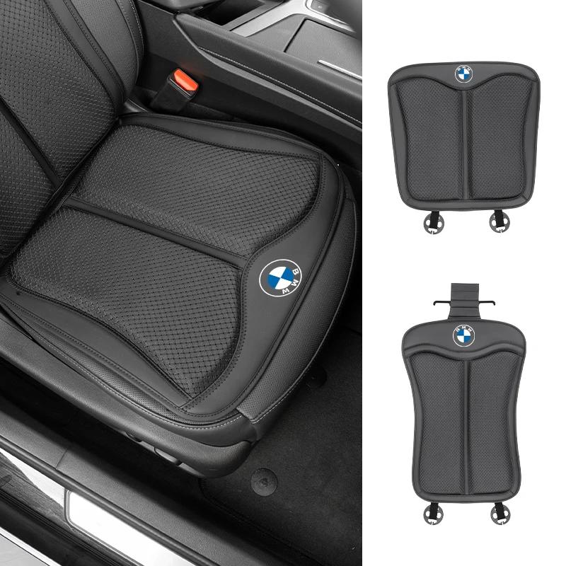 Autoaufkleber 2025 Heiße Leder-Autositzbezüge Atmungsaktiv und Rutschfest Auto-Sitzkissen Polster Autozubehör Für BMW Performance F3