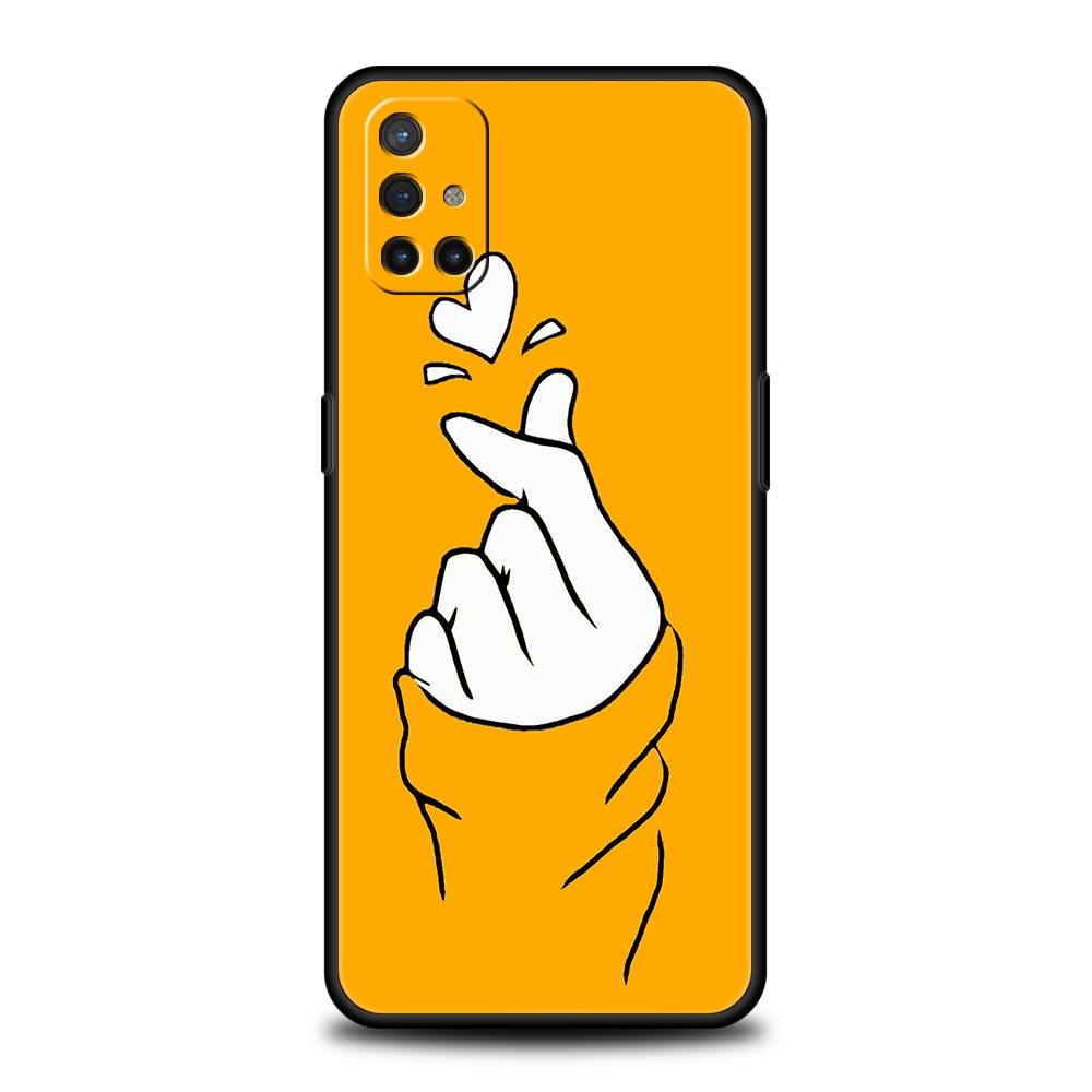 

Phone Case For Oneplus 13R 12R 10R 13 12 11 10T Nord N100 N10 Z N30 CE 3 2 2T Pro Lite 5G Soft TPU Cover Black White Love Kpop Nord CE 2 Lite