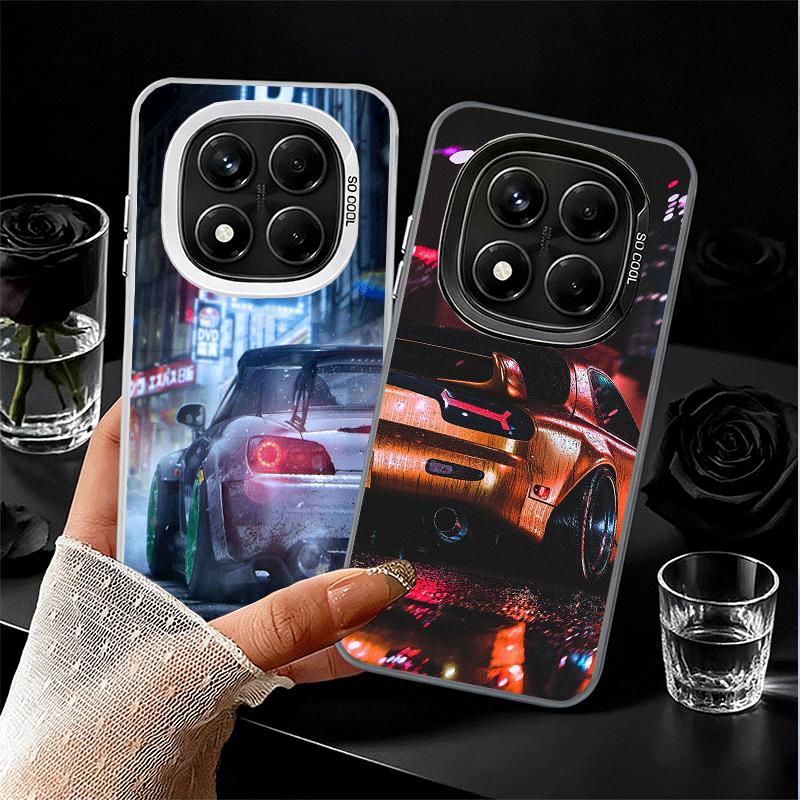 Japan JDM Sports Cars Theme Soft Phone Case for Xiaomi Redmi Note 13 14 15 Pro Plus 12S 12 11S 11 11T 10S 10 Shockproof Cover Ba