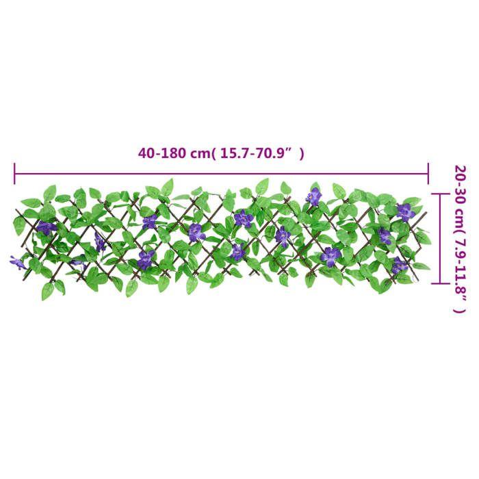 VidaXL Expandable Artificial Ivy Trellis 5 Pcs, Fence Screen, Privacy Screen, Garden Decoration 366573