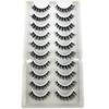 AMSDCN Artificial Mink Short Natural Dramatic False Eyelashes Short Eyelashes 10 Pairs of 3D Eyelash Makeup False Eyelashes