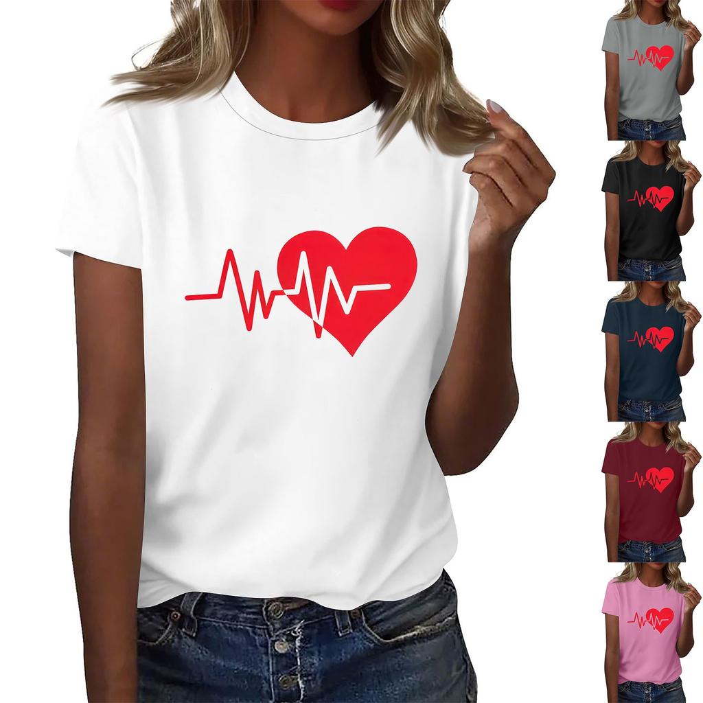 Ženy Krátký rukáv Pevné Sexy Roztomilé tričko Slim Fit Upnuté tričko Crop-Top