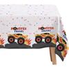 APOWBLS Monster Truck Birthday Party Tablecloth Supplies, 3 Pack Disposable Monster Theme Jam Party Decorations Table Cover, Monster Truck Table